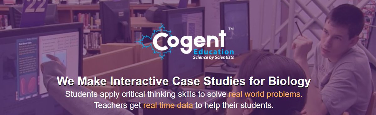 cogentEd's tweet photo. Interactive Cases cover 15 of the most challenging #Biology concepts! Visit https://t.co/hpNAOANAkg for more! https://t.co/1WcuvdjQVr