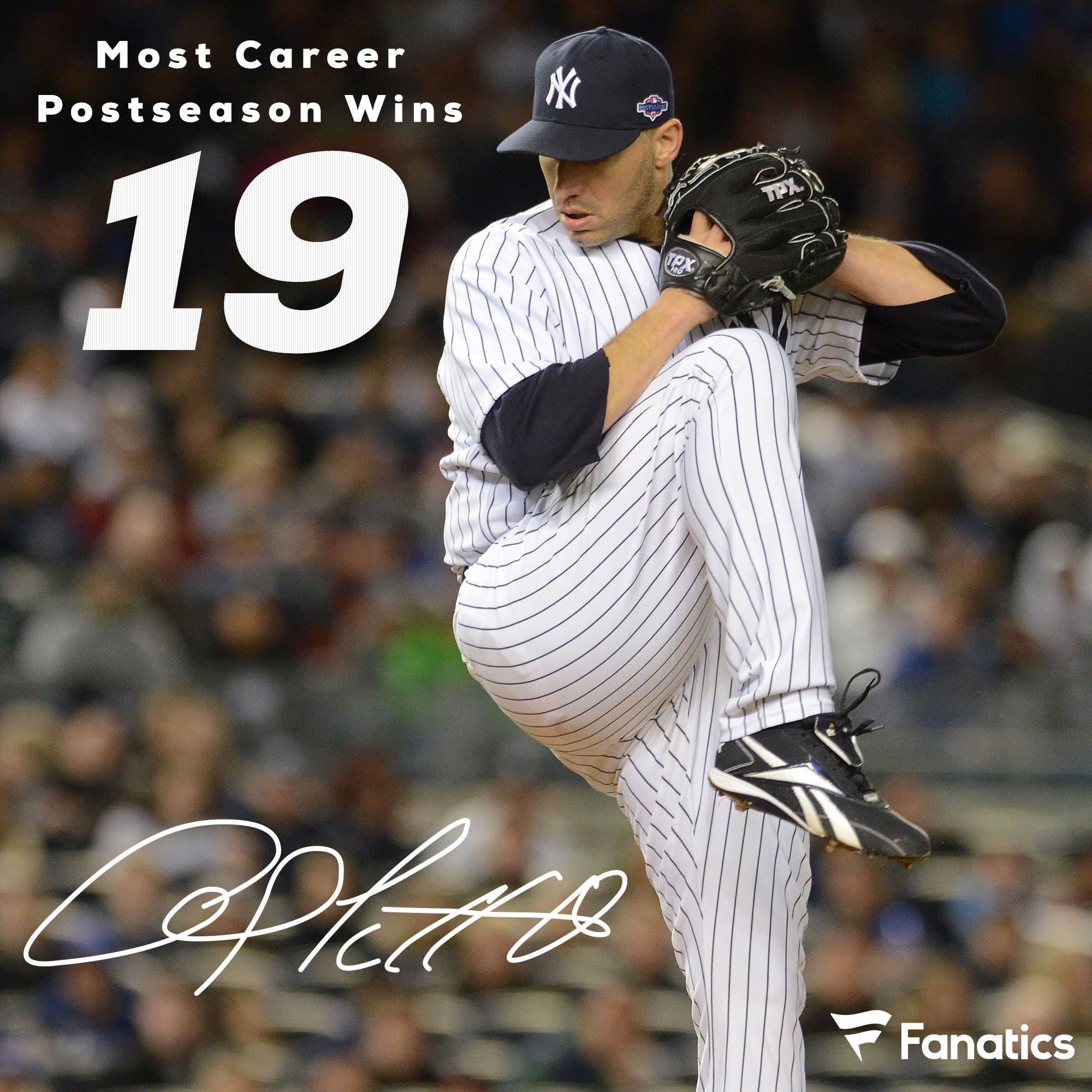 Most Career postseason wins: 19

Happy Birthday Andy Pettitte 