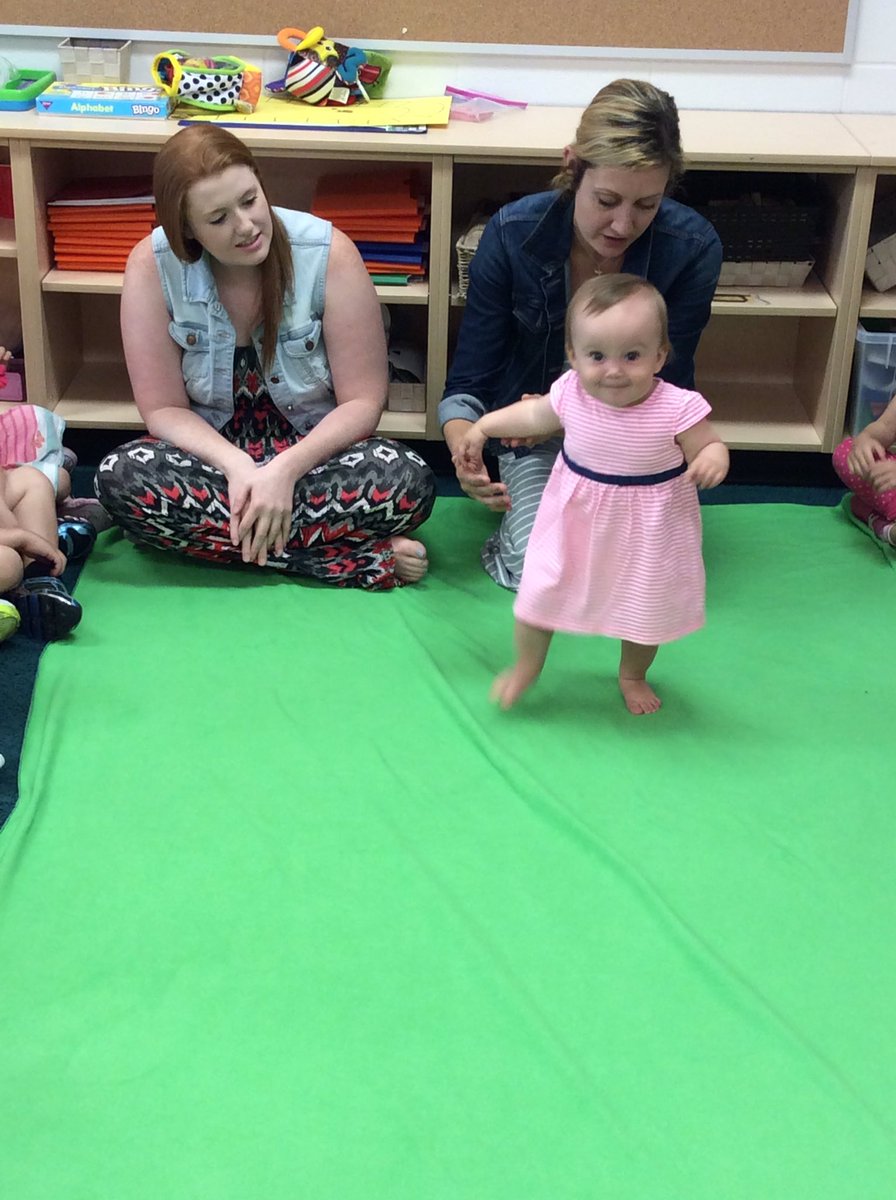 We had a surprise visitor today!! Baby Adelaide :) We discovered she can walk!