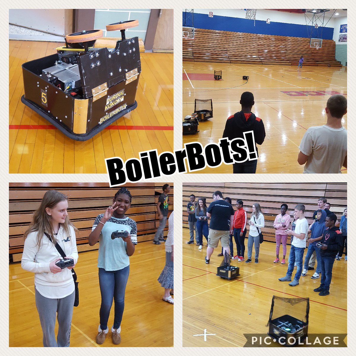 Mr_Hughes1's tweet photo. Thank you @PurdueKokomo for bringing over the robots today!! #mcmsrocks https://t.co/Qn6tk8KySM