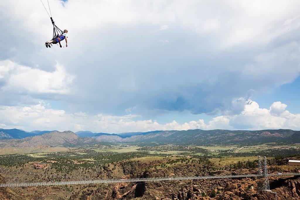 VisitPikesPeak's tweet photo. Fly higher than the @royalgorgebridge on their sky coaster ride 💪🏽
.
.
.
.
.
.
.
#visitpikespeak #pikespeak #skyri… https://t.co/fJtAQZjddY https://t.co/VKhB6cYI3m
