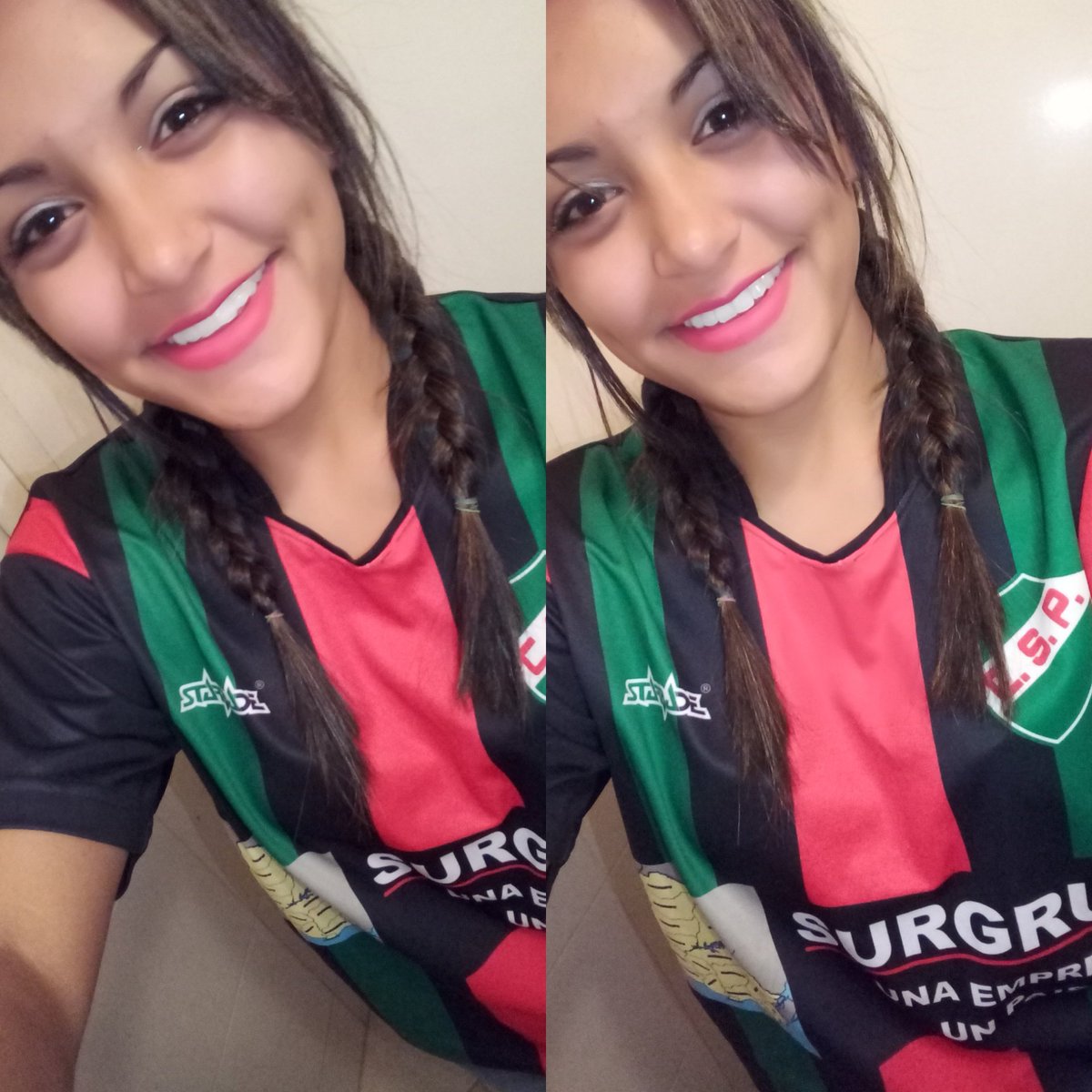 Sabri161201's tweet image. Me toco representaar a la mas  lindaa de todas #Progree❤💚⚪