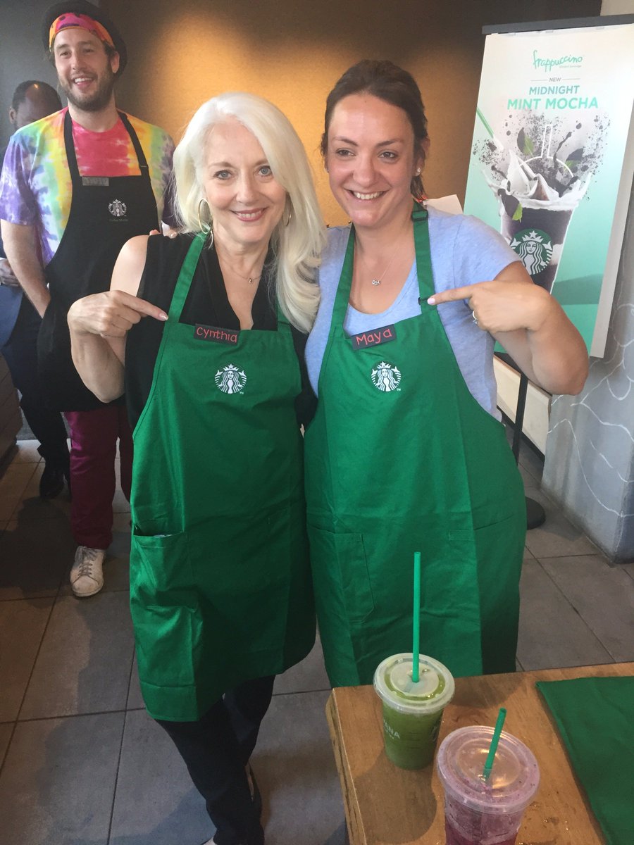 Grab a delicious <a href="/Starbucks/">Starbucks</a> #CupsOfKindness for <a href="/BTWFoundation/">Born This Way Foundation</a> today!!! #pinkdrink #ombrepinkdrink #MatchaLemonade #VioletDrink