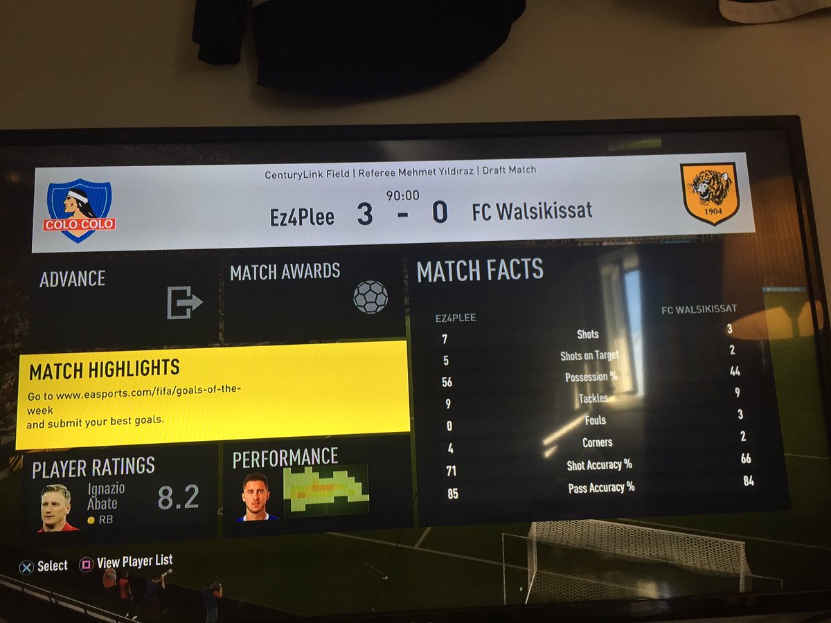 PleeMaker's tweet photo. Ez win vs @MakezCR π€πΌ @realmadrid you should sign me nowπ #ProFifaPlayer https://t.co/ZeSlOhuIWb