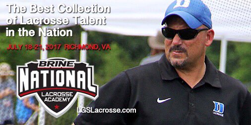 National Lacrosse Week is in 30 days!! The River City Sportsplex (Richmond, Va) will be the place to be July 18-21! #lgslacrosse