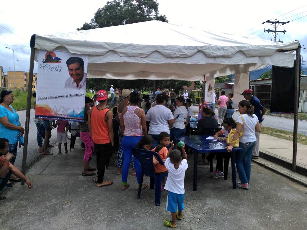 Un éxito la jornada Social "La Alcaldía va a la Comunidad" ayer en el Rincón, HOY en Cariaprima #Chirgua