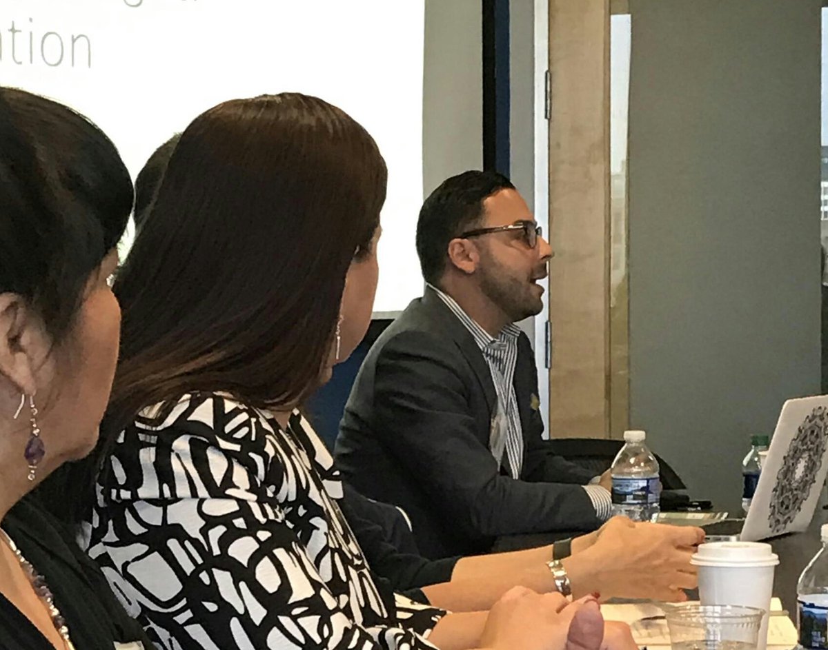 SchottFound's tweet photo. Our VP of Programs & Advocacy @VillanuevaEdgar moderating the education discussion at our #NativeGiving #HLLC funder briefing https://t.co/B0LkL3LJQs