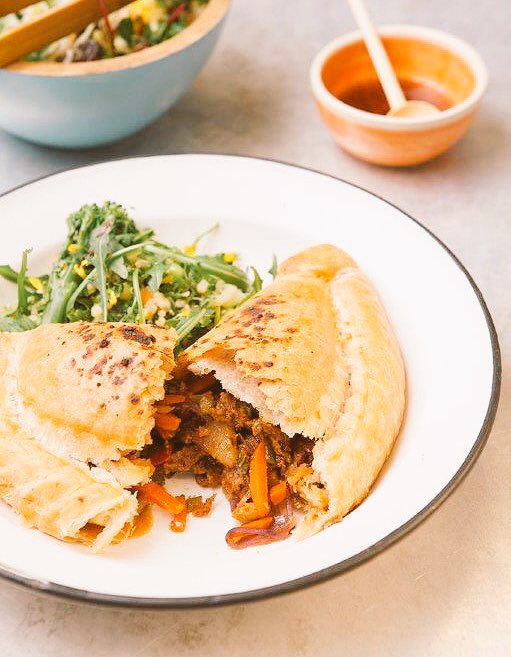 Two of our @CrantockBakery <a href="/PoshPastyCo/">Posh Pasty Co</a> limited edition pasties, Cauliflower cheese &amp; kale or spicy BBQ Korean beef, which will you choose?