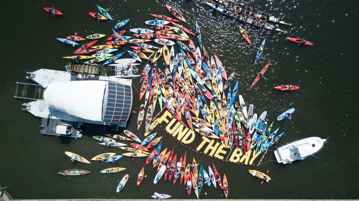 Amazing aerial, strong message! <a href="/HealthyHarbor/">HealthyHarbor</a> <a href="/MarylandSup/">Maryland Sup</a>!