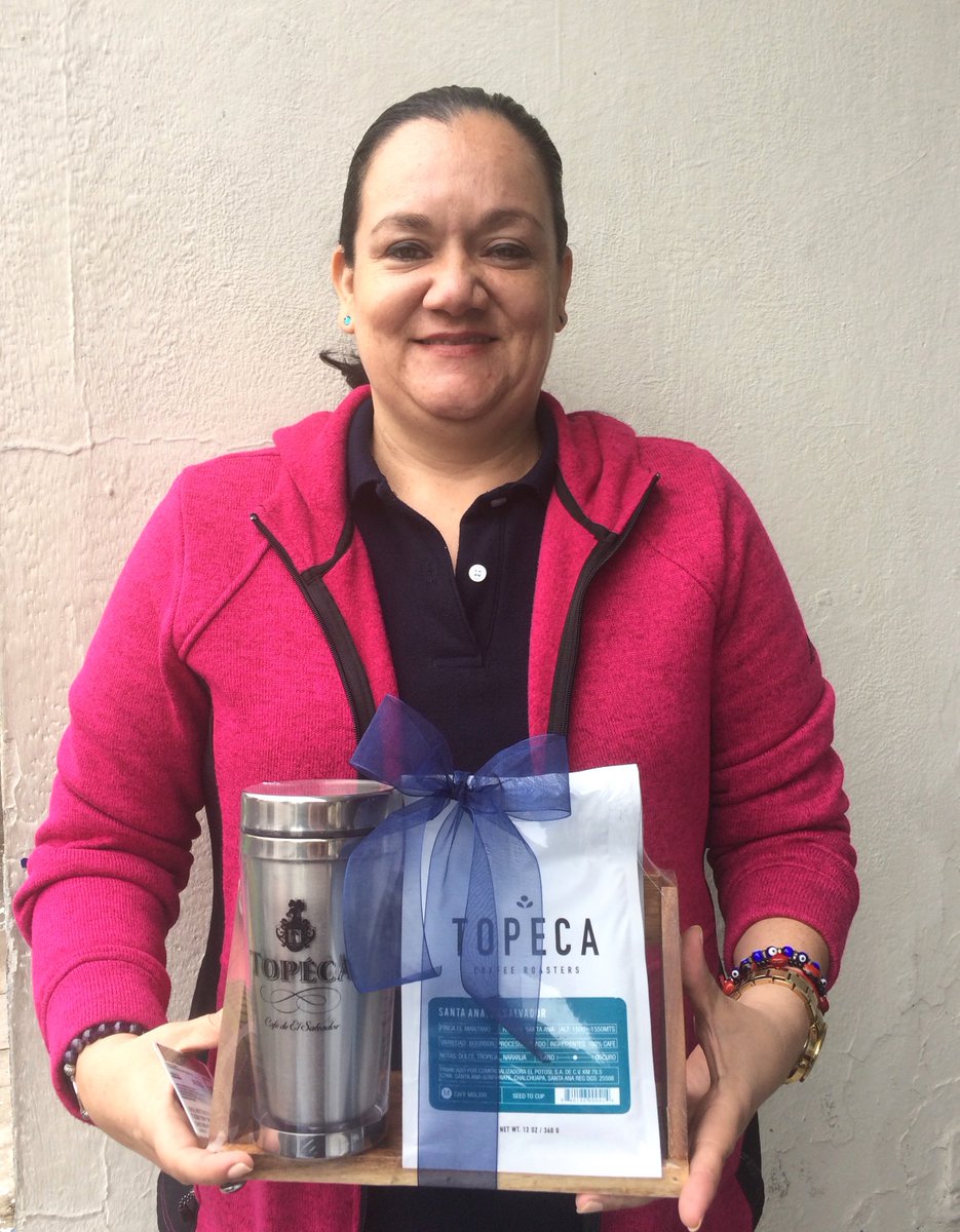 Felicidades a Maria Castro, por ser la ganadora del #DiaDelPadre con #CafeTopeca #Seedtocup #Delasemillaalataza