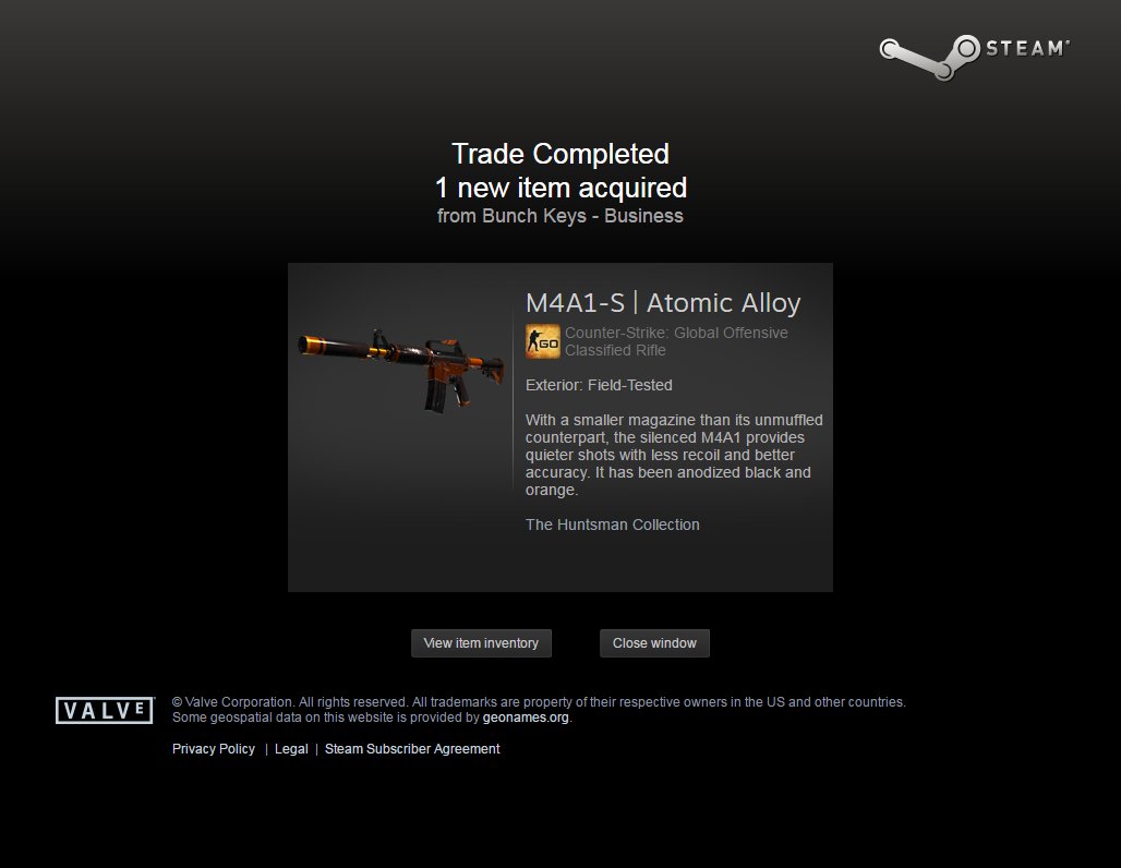 Fahlevi_84's tweet image. Wow... amazing, thank you so much @BunchKeys that is very atomic giveaway just like skin name &amp;lt;3...  awesome...you rocks...