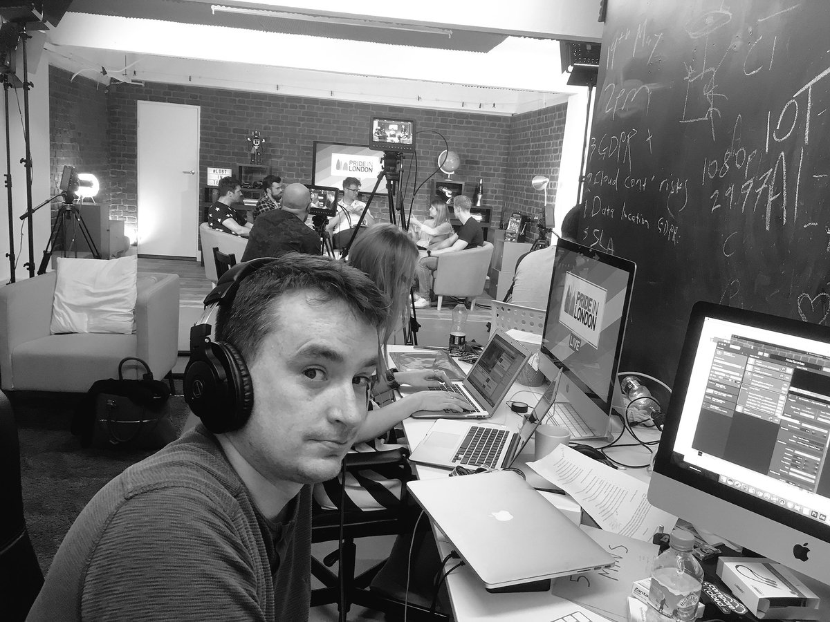 MrAndrewMcLean's tweet image. So proud of my team, the guys at @LondonLGBTPride, the guests, hosts and viewers for making #PrideInLondonLIVE a success. #LGBT #Tech #Live