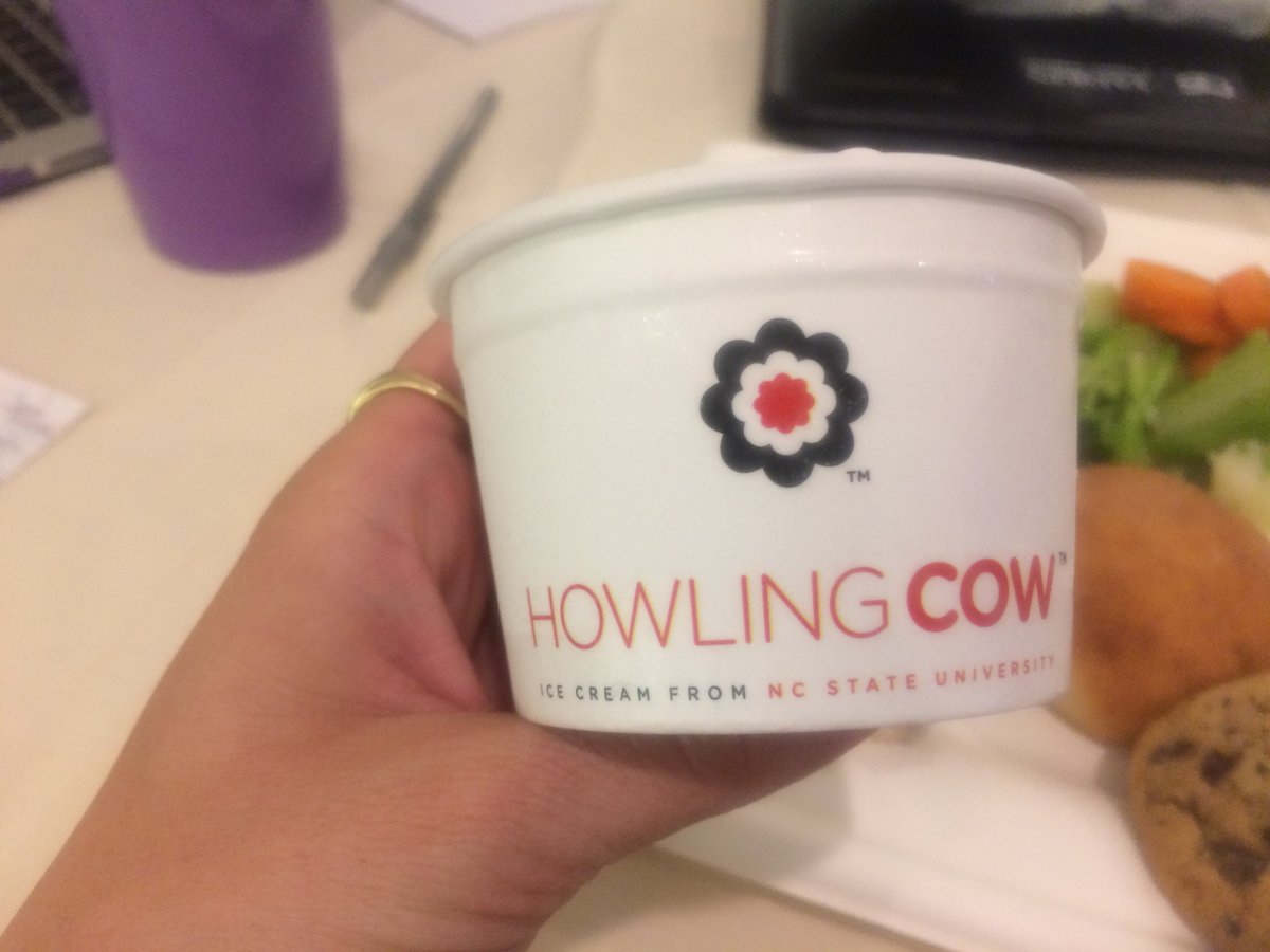 randrmoran's tweet photo. First time eating Howling Cow ice cream from NC State all the way in Asheville. Thank you @mjsamberg https://t.co/wm86OCzgTR