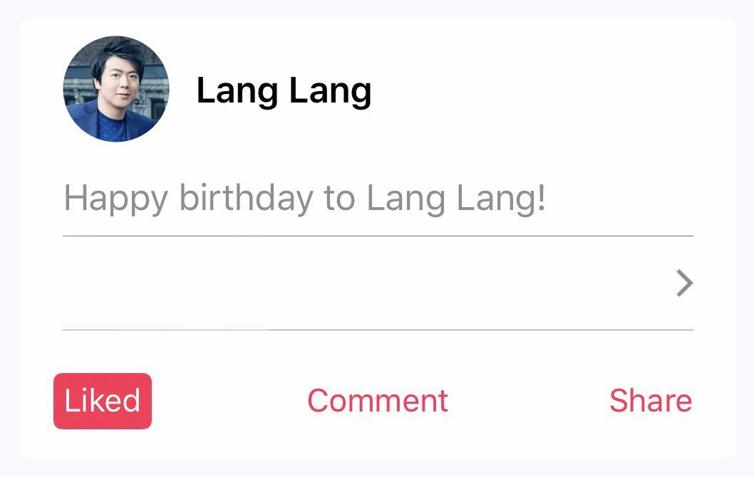 Happy bday Lang Lang!    