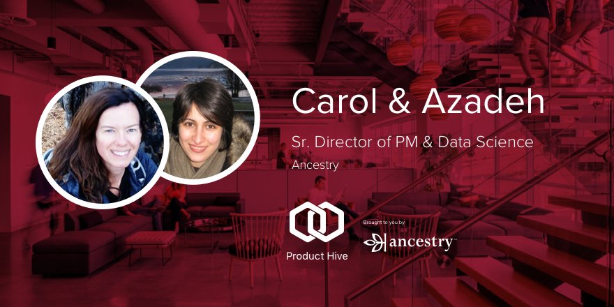 benpeck's tweet image. 🎟️ "Machine Learning and Your Product" with Carol &amp;amp; Azadeh @Ancestry @product_hive #producthive #pmutah #prodmgmt meetup.com/producthive_ut…