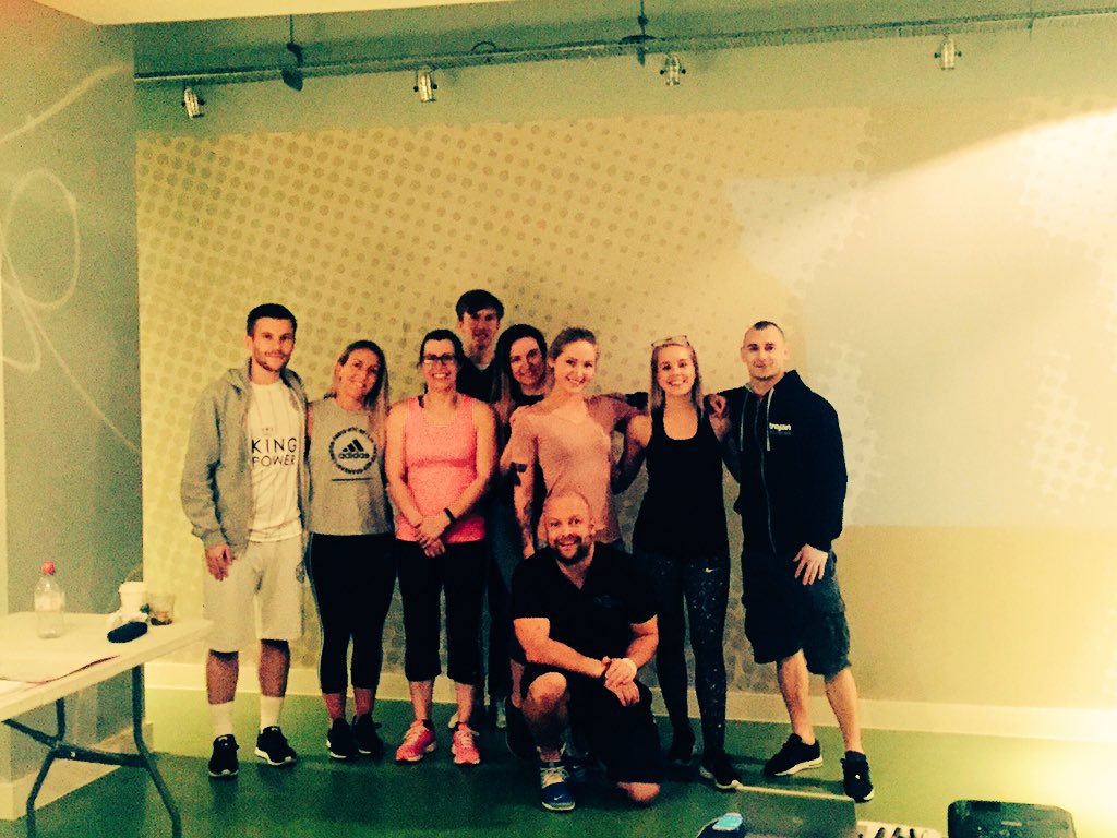 MarkBagnall's tweet photo. Group photo (with me 😃!) for a gr8 #PT course with @Lifetime_PT #fitfam #fitness #training #learning #education @clubandspabham https://t.co/nEPKcKgaNh