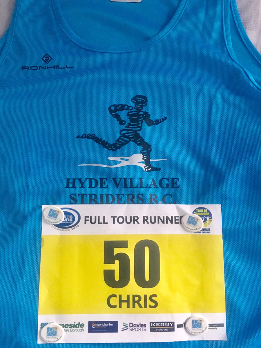 chrissag8's tweet photo. Ready for my 3rd @touroftameside @ReubensRetreat lucky bibclips @newsintameside #4dayevent https://t.co/EbHhIkm0YU