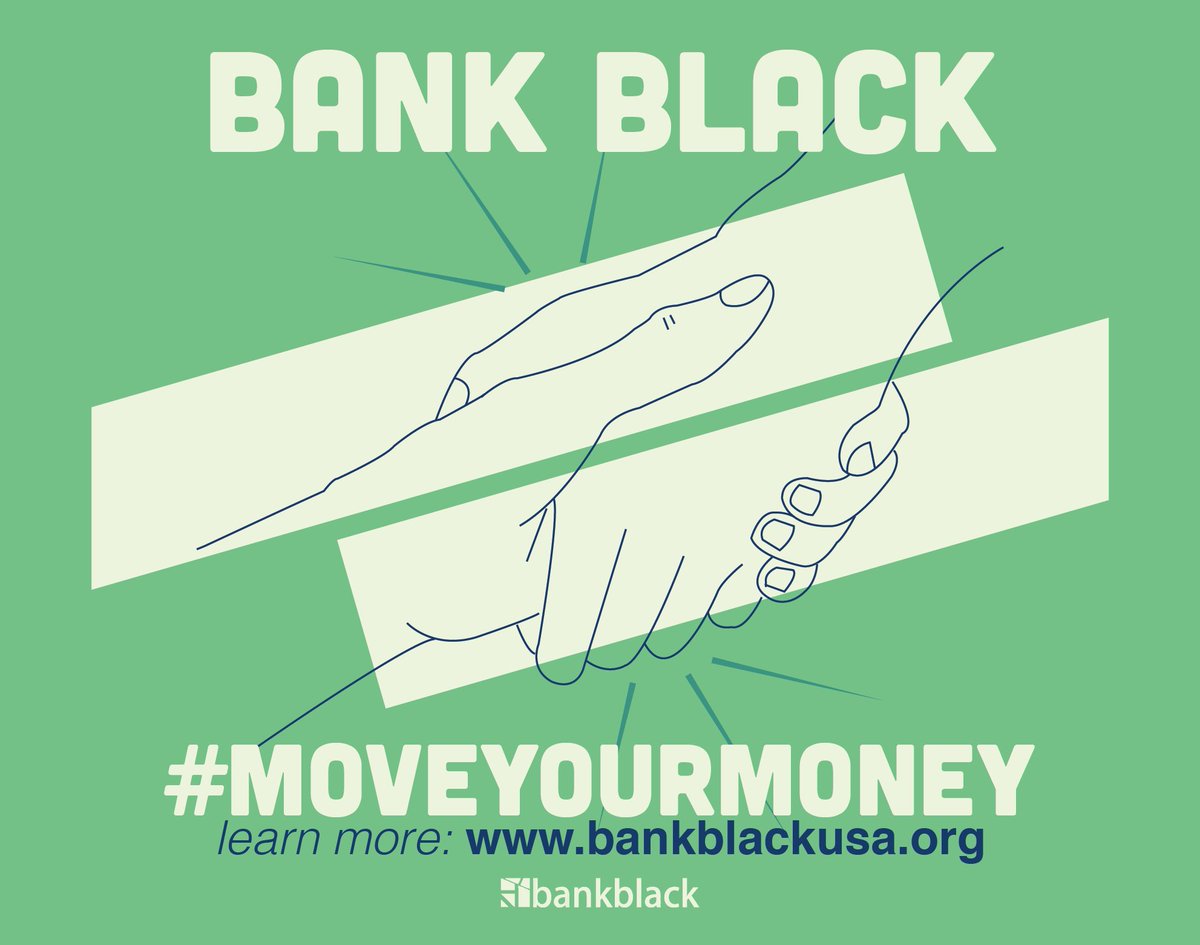 BankBlackUSA's tweet photo. See https://t.co/OZgTyjjCUV for a free resource for the #BankBlack movement. Find black-owned banks, compare rates, and find investments. https://t.co/Df0HCpqGFU