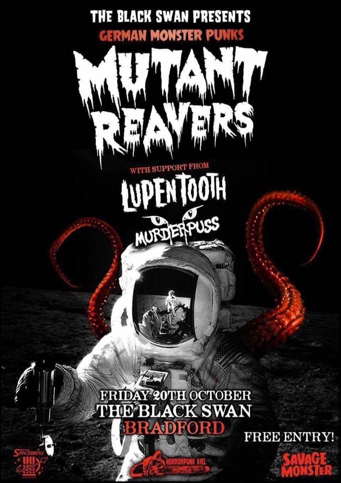Murderpuss's tweet photo. Good while off yet, but we've just been added to this line up down at t'swan. 20th October get it in your Rolodex #blackswan #livemusic https://t.co/cKrnPQ5sDV