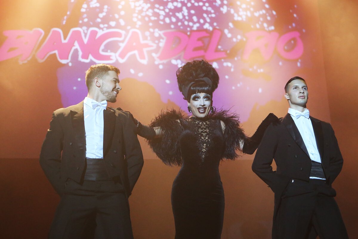 Here we go #Antwerp!  <a href="/TheBiancaDelRio/">Bianca Del Rio</a> host tonight's #werqtheworld tour with the girls of <a href="/RuPaulsDragRace/">RuPaul's Drag Race</a>! VossEvents.com