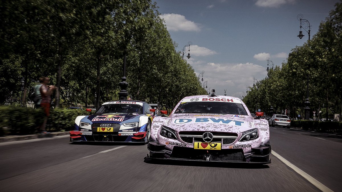 DTM's tweet photo. THX 4 this warm welcome Budapest! Our guys @GaryPaffett @augustofarfus and @mattiasekstroem hab a blast! CU on the track tmrw! #DTMBudapest https://t.co/lk8o5AeYmu
