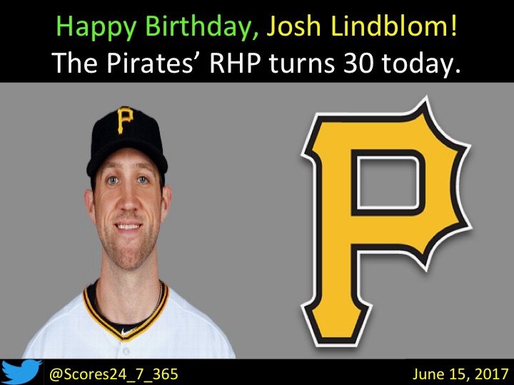  happy birthday Josh Lindblom! 