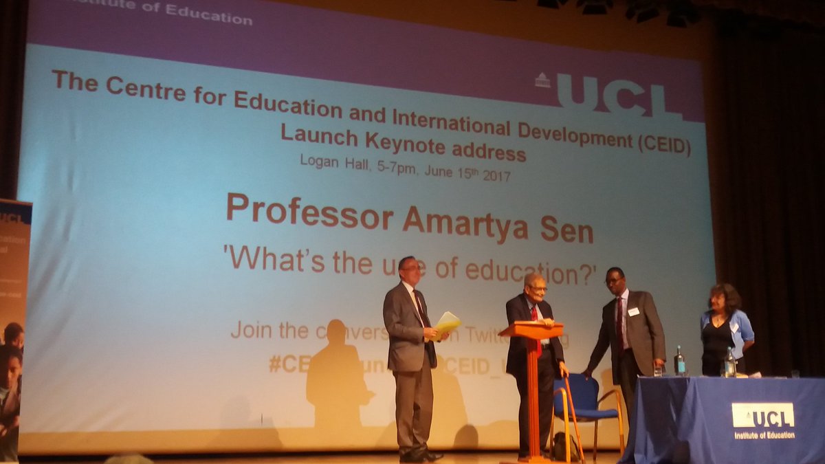 DavidArcherAA's tweet photo. As HG Wells said ... history is a race between education and catastrophe. .. let's not let catastrophe win @AmartyaSen_Econ #CEIDLaunch https://t.co/VT0pv4PEdD