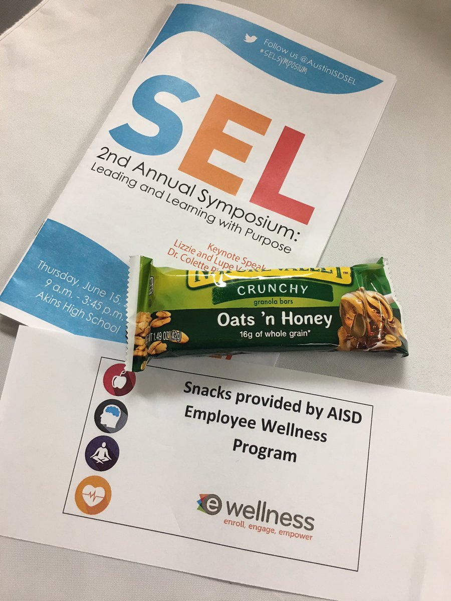 Thanks @AISDeWellness, @MsHosack, @AkinsAISD for all your support today! #SELsymposium