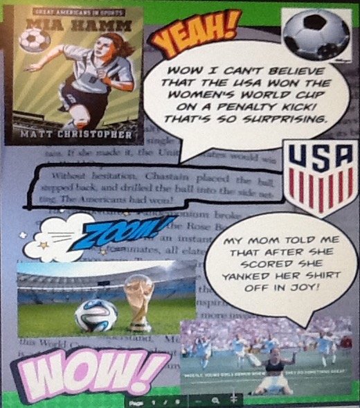 Community_27's tweet photo. #MattChristopher I was so happy to share the way you slowed down the action with my teacher. I Loved the book so much!⚽️
Brendan #BookSnaps https://t.co/tllkMroL8I