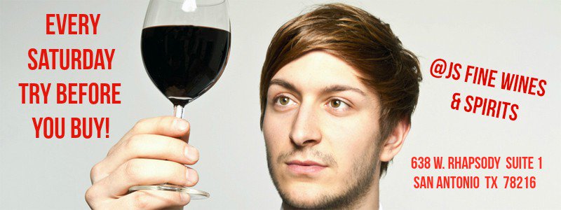 Every Saturday from 11:00 AM - 5:00 PM 

#winetasting #jsfinewines