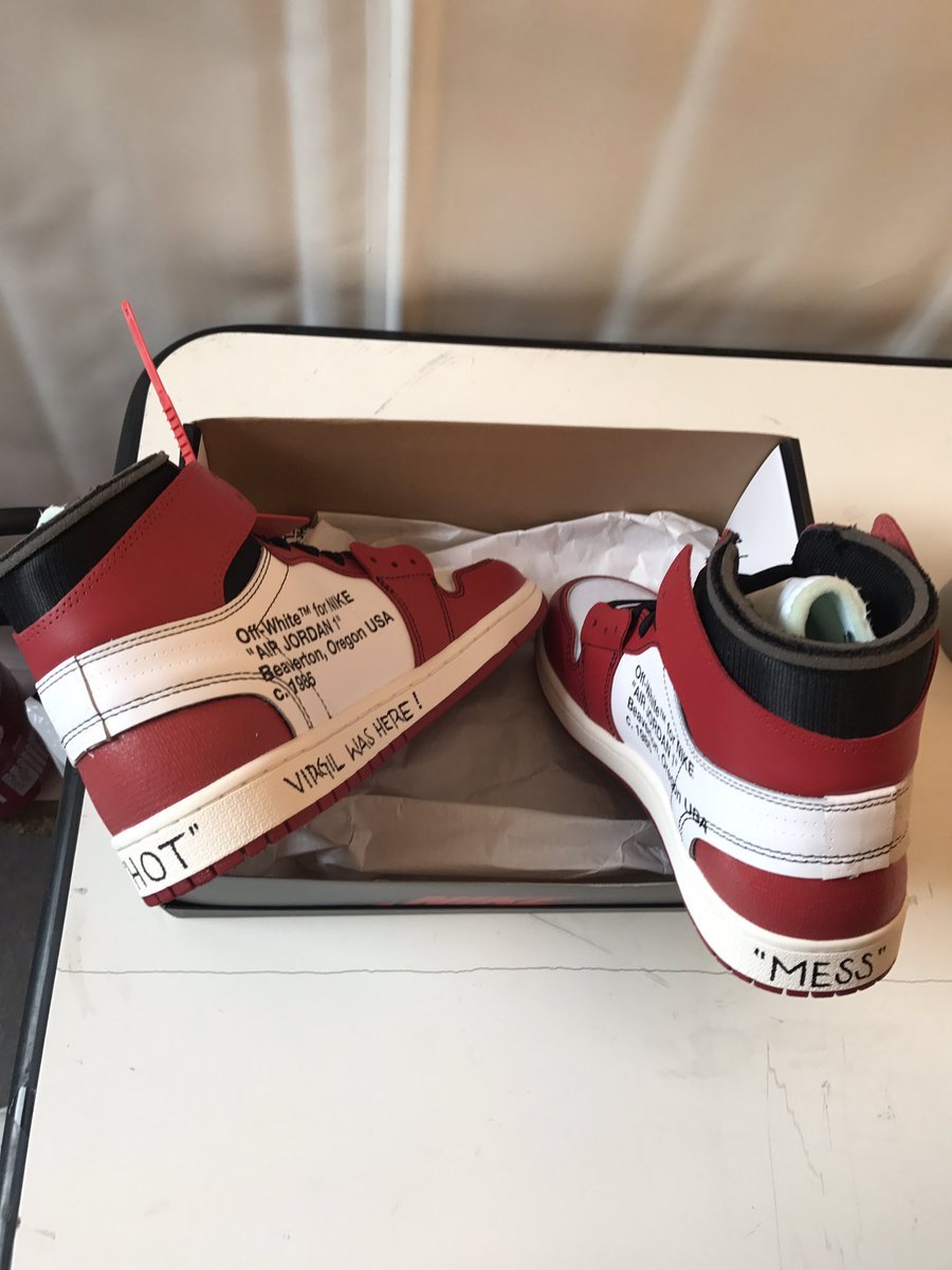 whoisluka's tweet photo. #newshoealert 

Thanks @virgilabloh :) https://t.co/3lrR5X1uIF