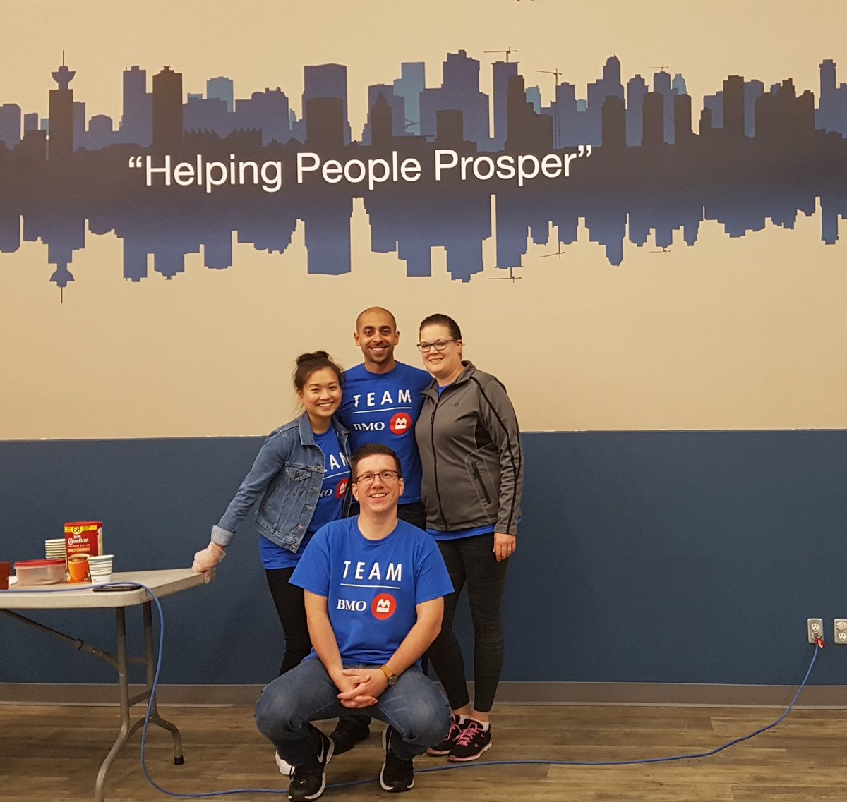 Volunteer day at city reach care society.. what an incredible organization #proudtoworkatbmo <a href="/swysiecki/">Sebastian Wysiecki</a> <a href="/tifftiff_tam/">Tiffany</a> @andrealgray