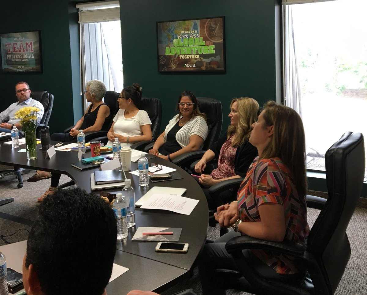 JoriBartlett's tweet photo. So pleased to have hosted @3ellis at @adlibsoftware this morning. Very inspiring! #canadiansuccess #womenatwork #movethedial https://t.co/Ty0a0Gnsbi