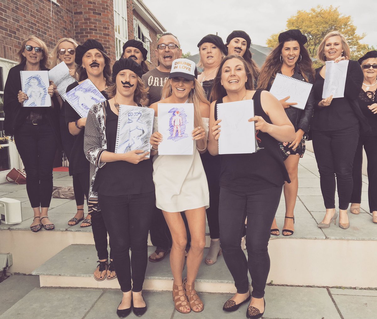 HensWithPens's tweet image. It's hot again this weekend ☀️! Fancy looking as cool as our bride&amp;amp;her friends? #Hens with Pens #ThrowbackThursday