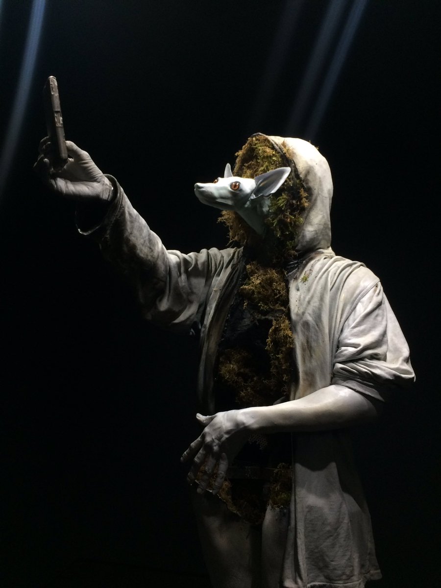 cucicov's tweet photo. Apocalyptic show at mobius gallery by russians Crocodile Power. Strong narrative similarities to #Russia pavilion at #BiennaleArte2017 https://t.co/YJ7y0vof5n