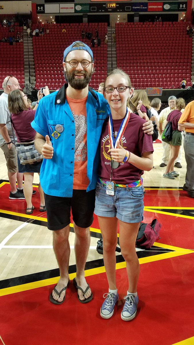 MarkJWestpfahl's tweet photo. @CCollege182 @MNHistoryDay @EducationMN @uscapitol They took second in the state! I couldn't be more proud! #NHD2017 #MNHD17 https://t.co/LtzaTyYsBc