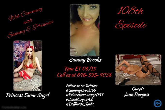 7pm ET  on @DOLLHOUSE_RADIO Me @princesssnow757 &amp; #Sexy @JaneBurgessAZ https://t.co/us1d5nKyhx @realstreamate<a class="tags" href="/tag/princesssnow757">@princesssnow757</a><a href="/tag/sexy"class="tags"><span>#sexy</span></a>