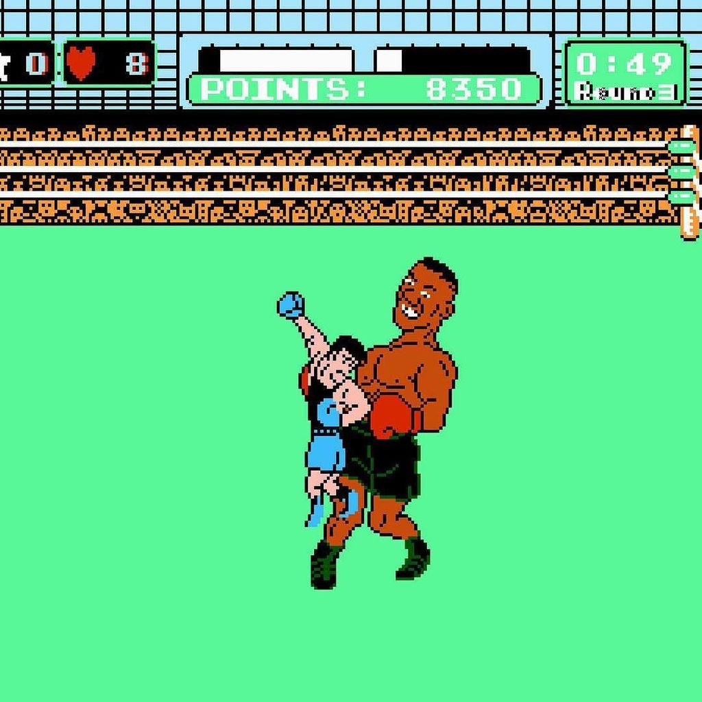 SocialEffect_US's tweet photo. Is this Mike Tyson's Punch Out or McGregor vs Mayweather? #tbt #throwback #thursdaythoughts #mma #boxing #retro #v… https://t.co/2cUVQnE66v https://t.co/UimcxnanFb