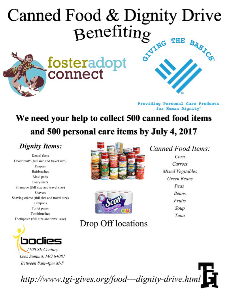 TGINC1's tweet photo. Please help us reach our goal by donating! #givingthebasics #fosteradoptconnect https://t.co/ywDDaEmDyD