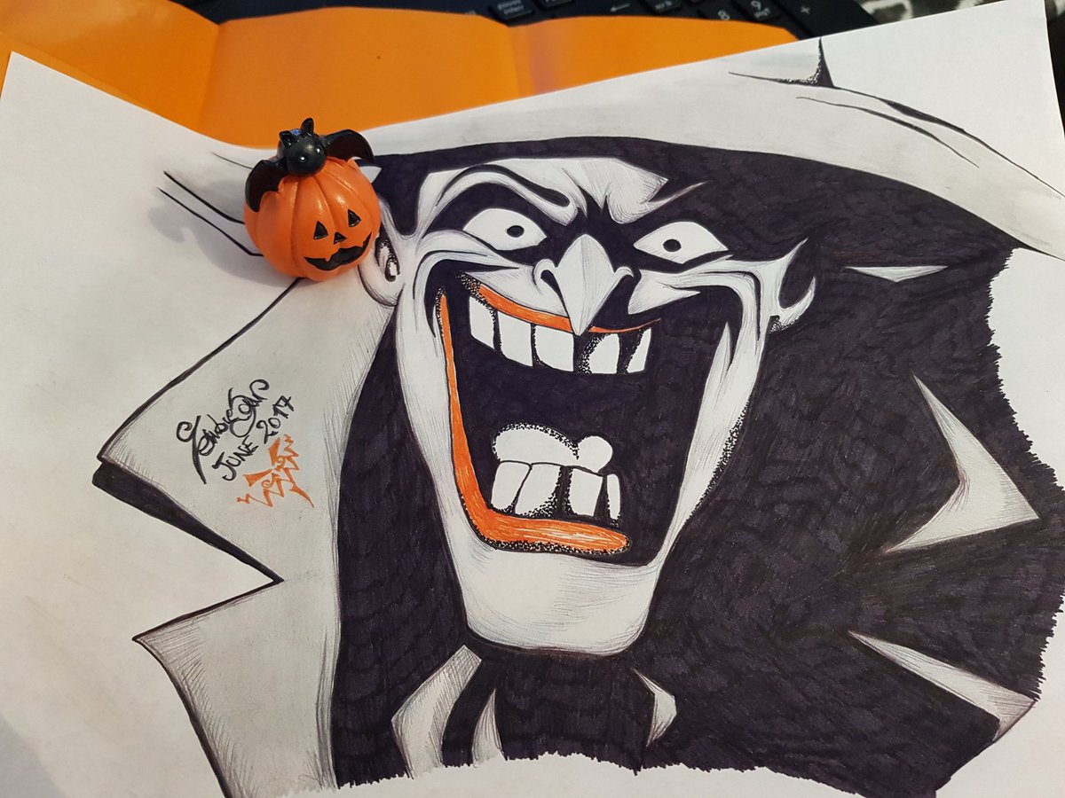 My fav version of Joker.. I love Batman the animated series 🎃❤! Do u like it? #RETWEET
