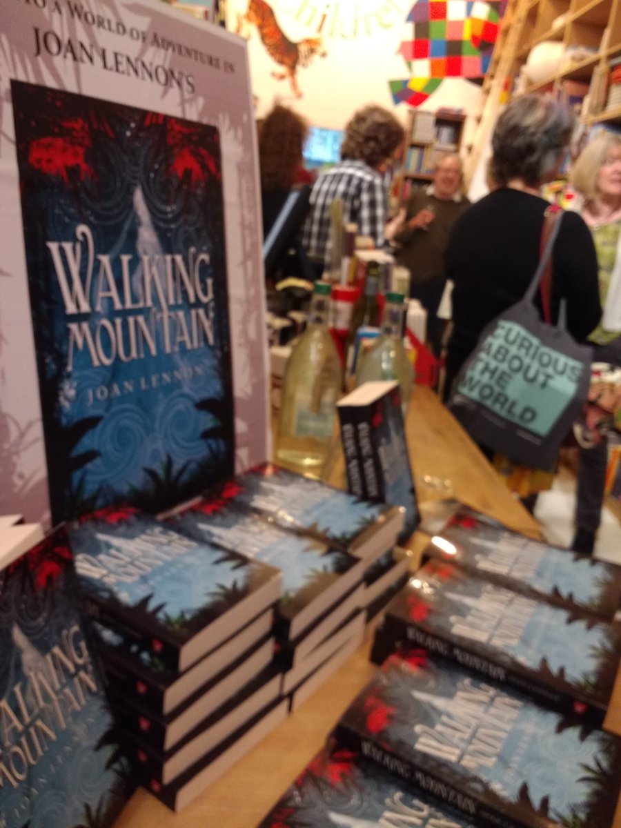 EdinBookshop's tweet photo. Delighted to be hosting launch of #WalkingMountain by author Joan Lennon. @BirlinnBooks @bookyvikki https://t.co/yfkLfYMkF3