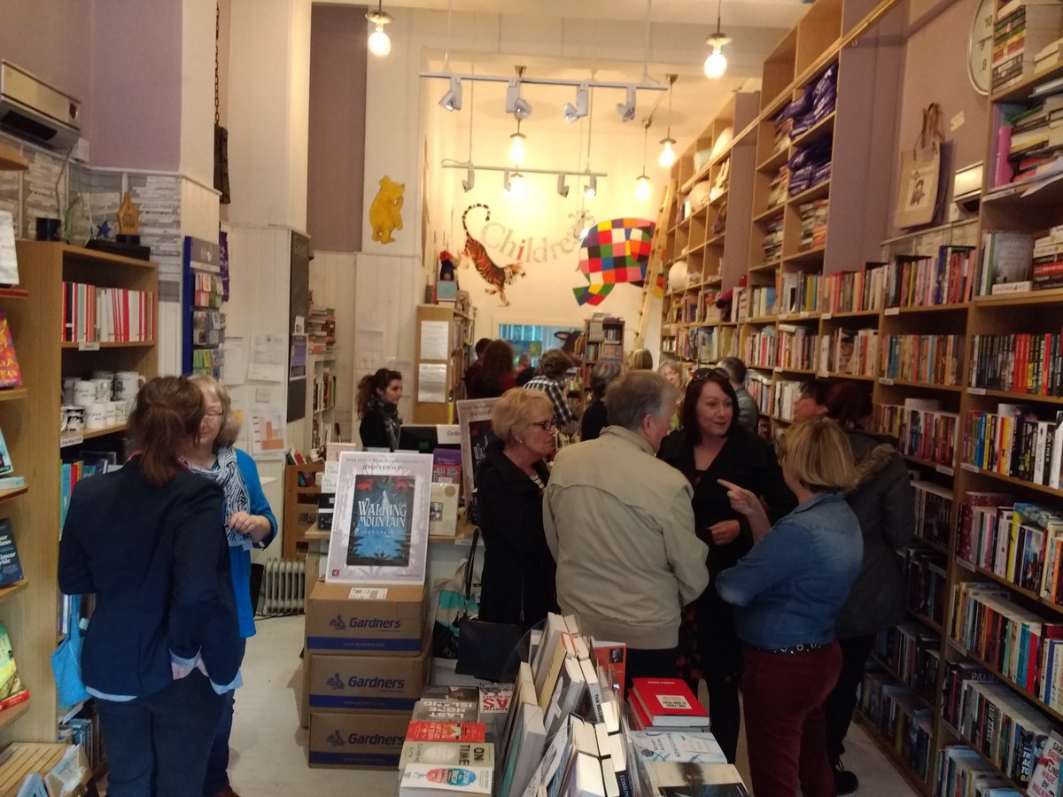 EdinBookshop's tweet photo. Delighted to be hosting launch of #WalkingMountain by author Joan Lennon. @BirlinnBooks @bookyvikki https://t.co/yfkLfYMkF3