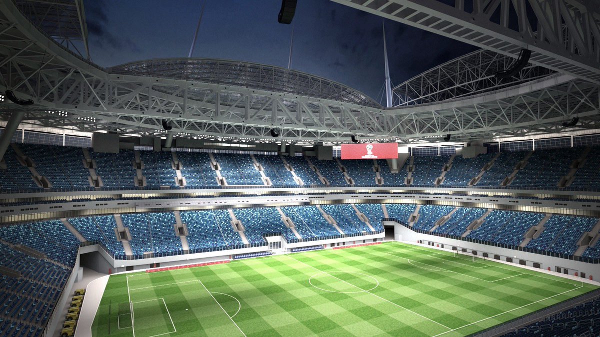VitalFutbol's tweet photo. #KrestovskyStadium in Saint Petersburg will serve as the kick off and final match stadium. Capacity of 68,134. #ConfedCup https://t.co/4QKUi1ZR7e