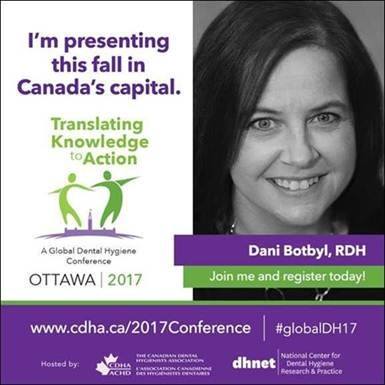 Attend <a href="/theCDHA/">CDHA</a> Global Dental Hygiene Conference (Oct 19-21) &amp; enjoy pre-conference #ultrasonics workshop with Dani Botbyl, RDH