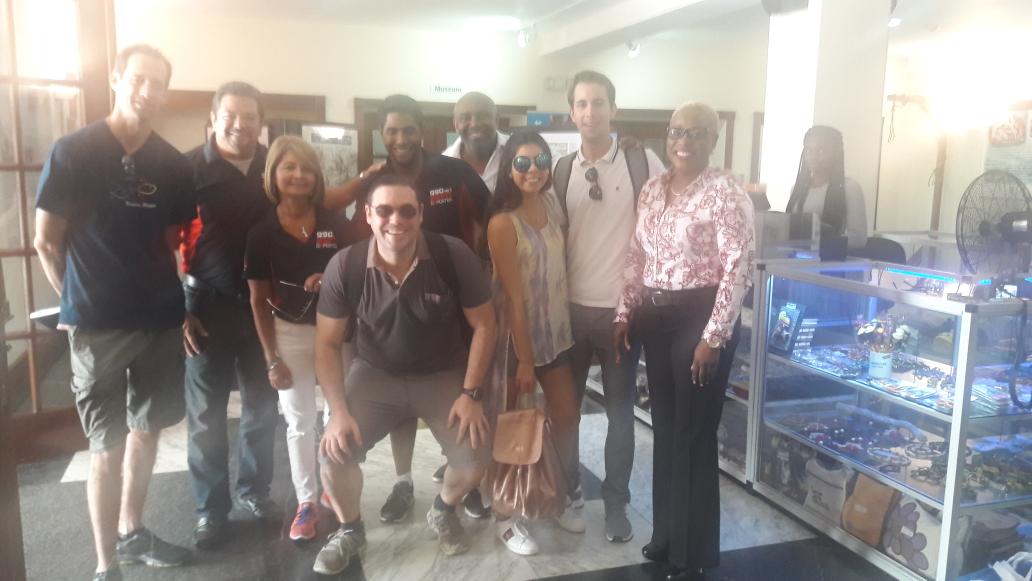 geabill's tweet photo. Fam trip team at Montego Bay Civic Center. #Jamaica #HomeofAllRight  #VisitJamaic
cc:@VisitJamaicaNow @FinnPartners @Revista_Weekend https://t.co/VMdcrd7S6Q