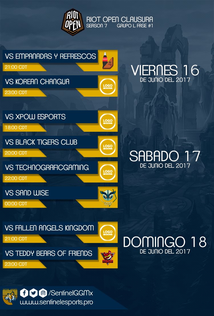 STLSportsCD's tweet photo. We ready have ours matches for the #RiotOpenClausura of @lolesportslan S7 #BeSentinel https://t.co/tcbHGQXSrE