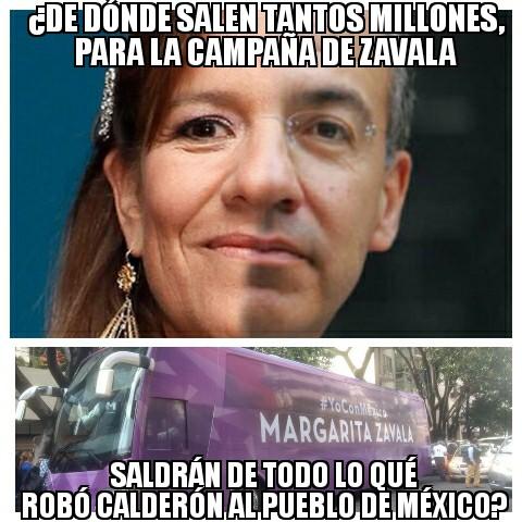 AntiTelevisaMx's tweet image. Oye @mzavalagc, ¿De dónde salen TODOS los millones para tu campaña, cínica? -#FrasesFavoritasDePapa #TeGanasMiAmorSi