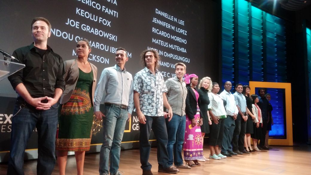 LeeRberger's tweet photo. And there they are 2017 EE's of @NatGeo all extraordinary! #NatGeoFest https://t.co/eVAbONctQz