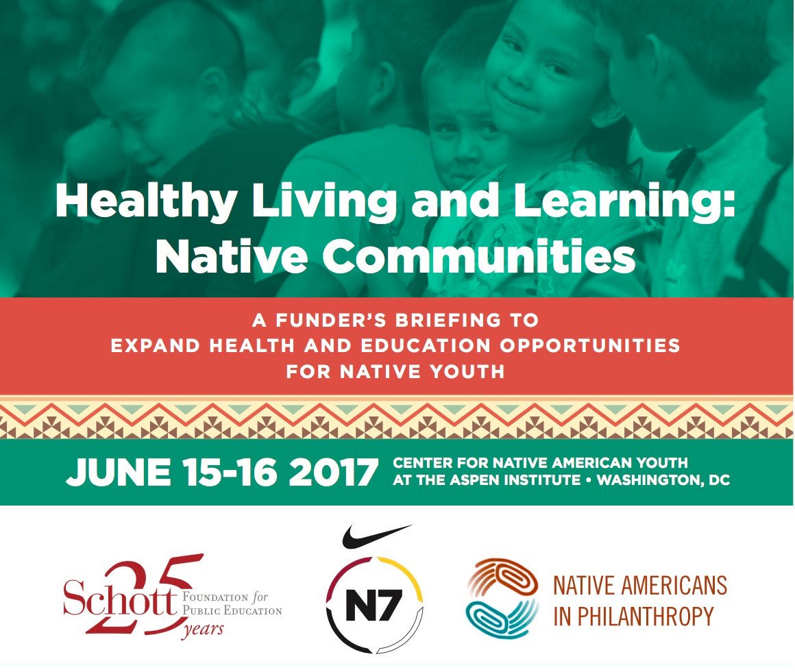 VillanuevaEdgar's tweet photo. Thanks, @SchottFound @NikeN7 and @NativeGiving for co-hosting this amazing funders briefing on Healthy Living &amp; Learning Native Communities https://t.co/eGxMVcbNrh