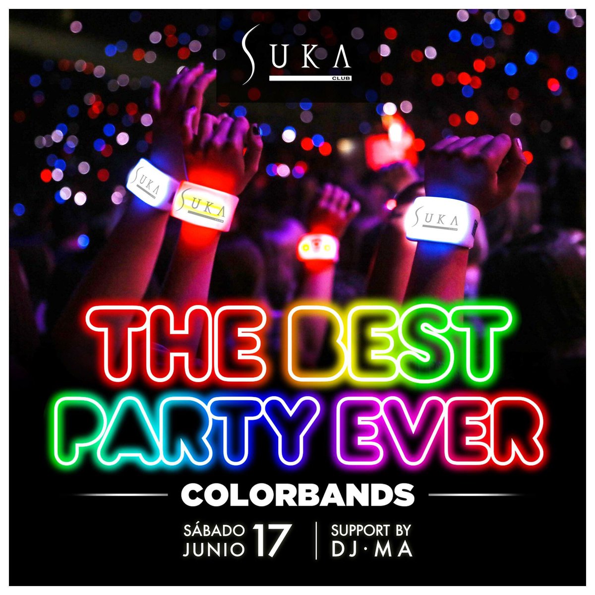 SukaMonticello's tweet photo. Esta sábado llega a @SukaMonticello la fiesta que recorre Chile #TheBestPartyEver

#ColorBands 🎉

Inscríbete ahora https://t.co/RKAleq6wW1 https://t.co/LrnBIUVko3